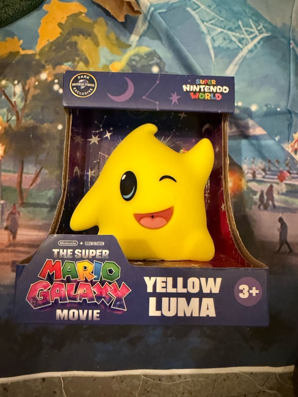 Universal studio exclusive Mario galaxy yellow Luma interactive shoulder pal-New